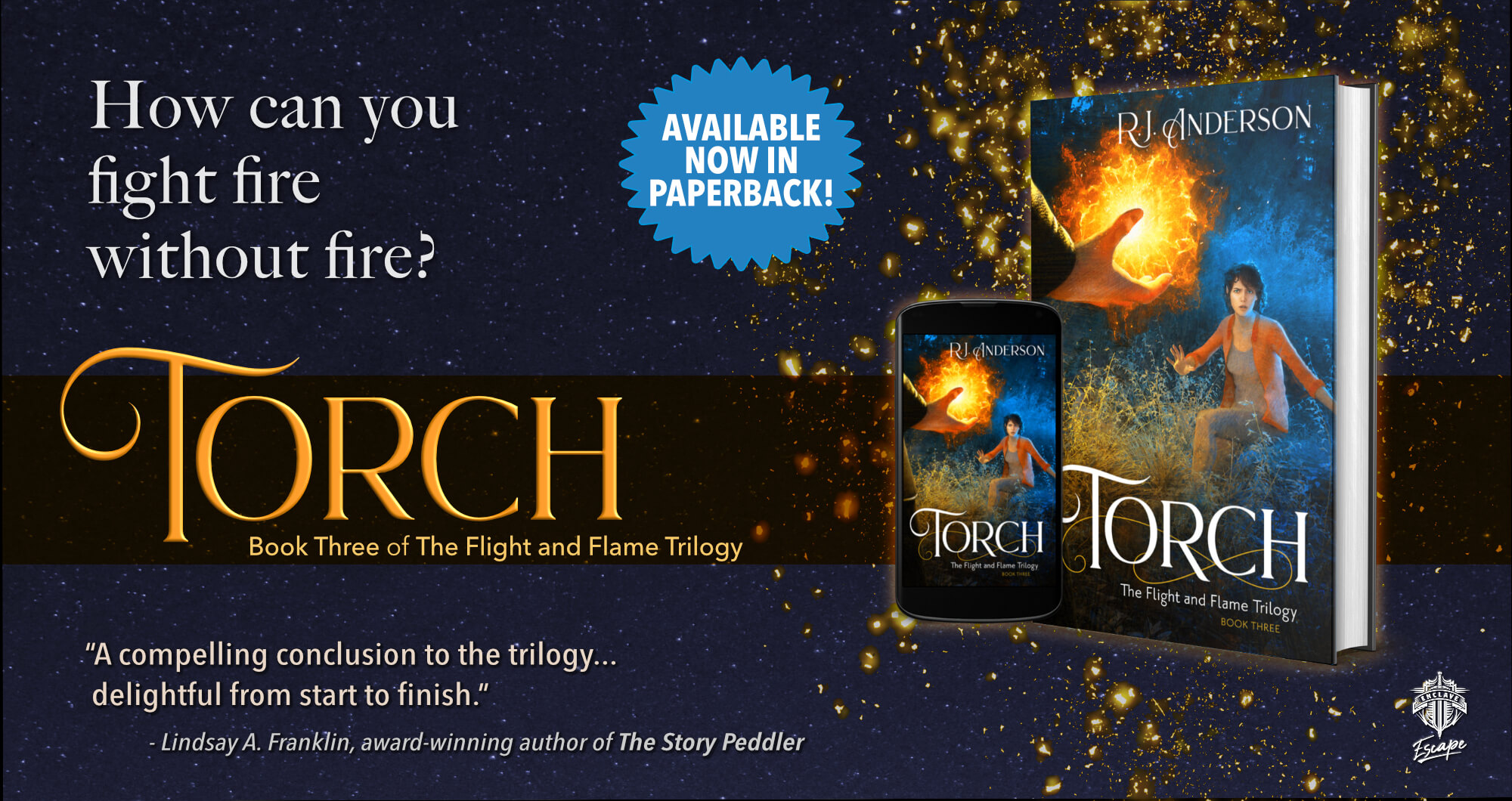 Torch by R.J. Anderson - in Paperback Now